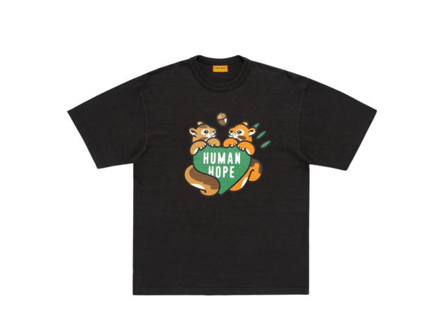 Human Made Human Made X J-Hope Human Hope  Squirrels Graphic T-Shirt Black - view 1