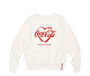 Buy Human Made Coca-Cola Tsuriami Sweatshirt White at Sasom – Authentic and Ready to Ship