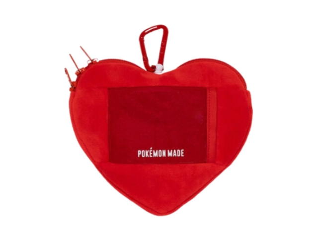 Human Made Human Made X Pokémon Made Heart Stuffed Passcase Red - view 2