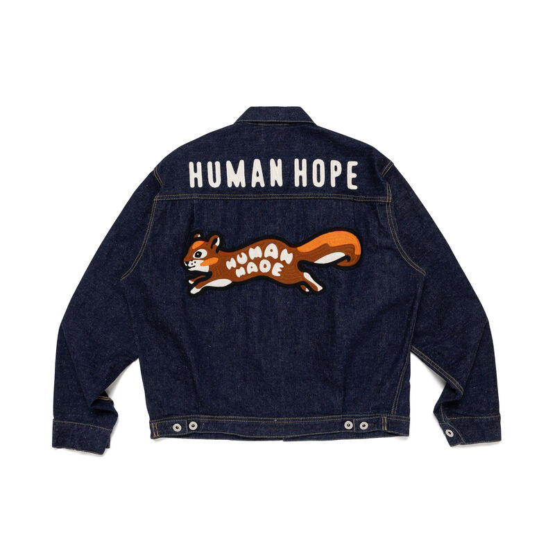 Human Made Human Made Human Hope Denim Work Jacket Indigo