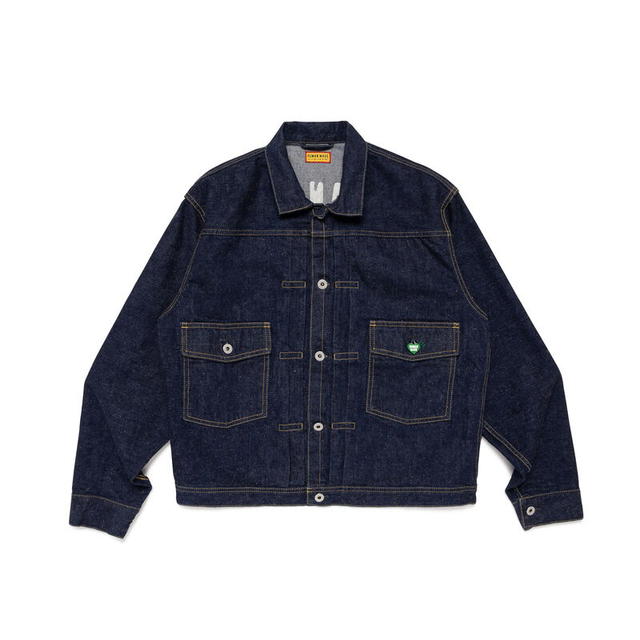 Human Made Human Made Human Hope Denim Work Jacket Indigo - view 2