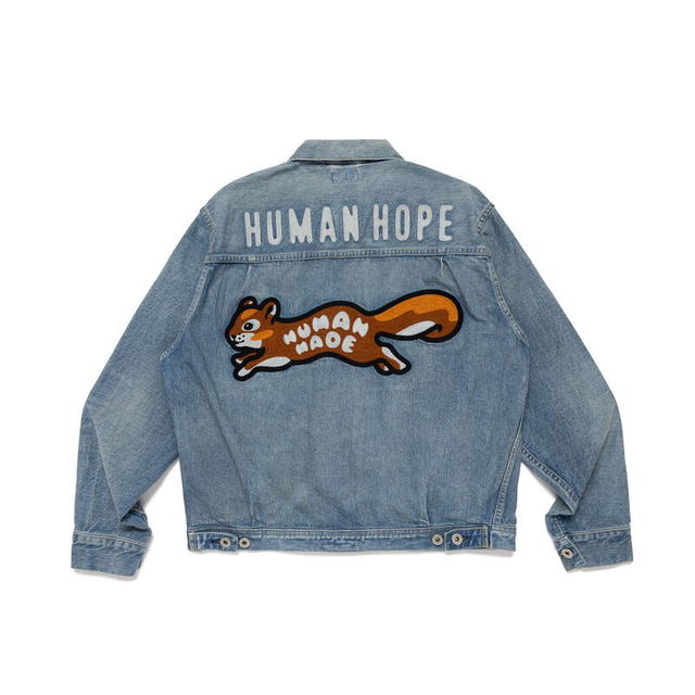 Human Made Human Made Human Hope Denim Work Jacket Indigo - view 2