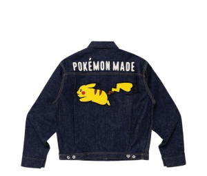 Buy Human Made X Pokémon Made Denim Jacket Indigo at Sasom – Authentic and Ready to Ship