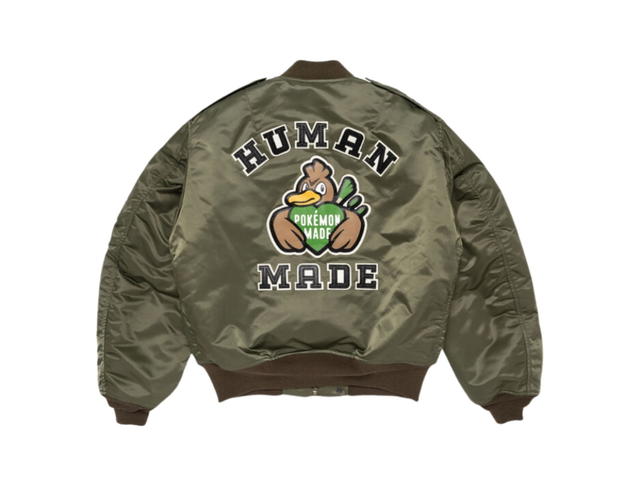 Human Made Human Made X Pokémon Made Padded Blouson Olivedrab - view 1