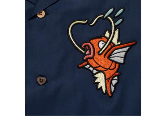 HUMAN MADE HUMAN MADE X Pokémon Made Aloha Shirt Navy - view 3