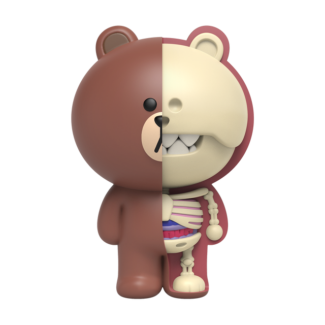 Mighty Jaxx XXRAY Plus Brown (Line Friends) by Mighty Jaxx - view 1