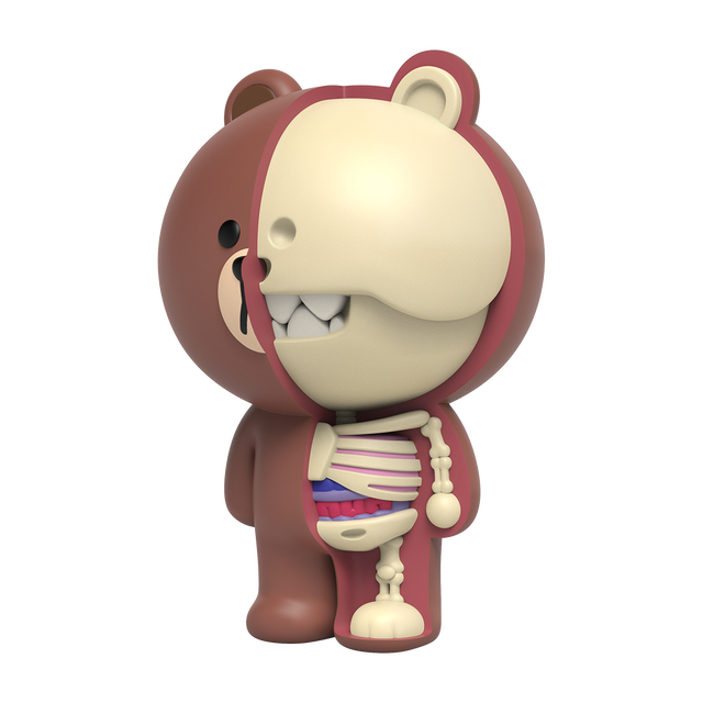 Mighty Jaxx XXRAY Plus Brown (Line Friends) by Mighty Jaxx - view 2