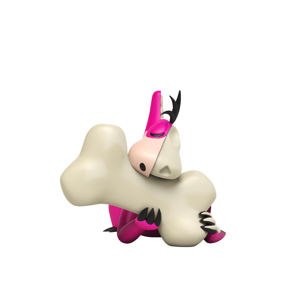 Mighty Jaxx XXRAY Plus | Flintstone Dino by Mighty Jaxx