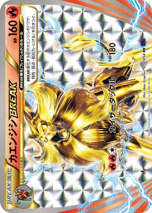 Pokemon Pokemon Pyroar BREAK RR [XY11 010/054] XY "Fever-Burst Fighter" [FirstEditionHolo] (JP)