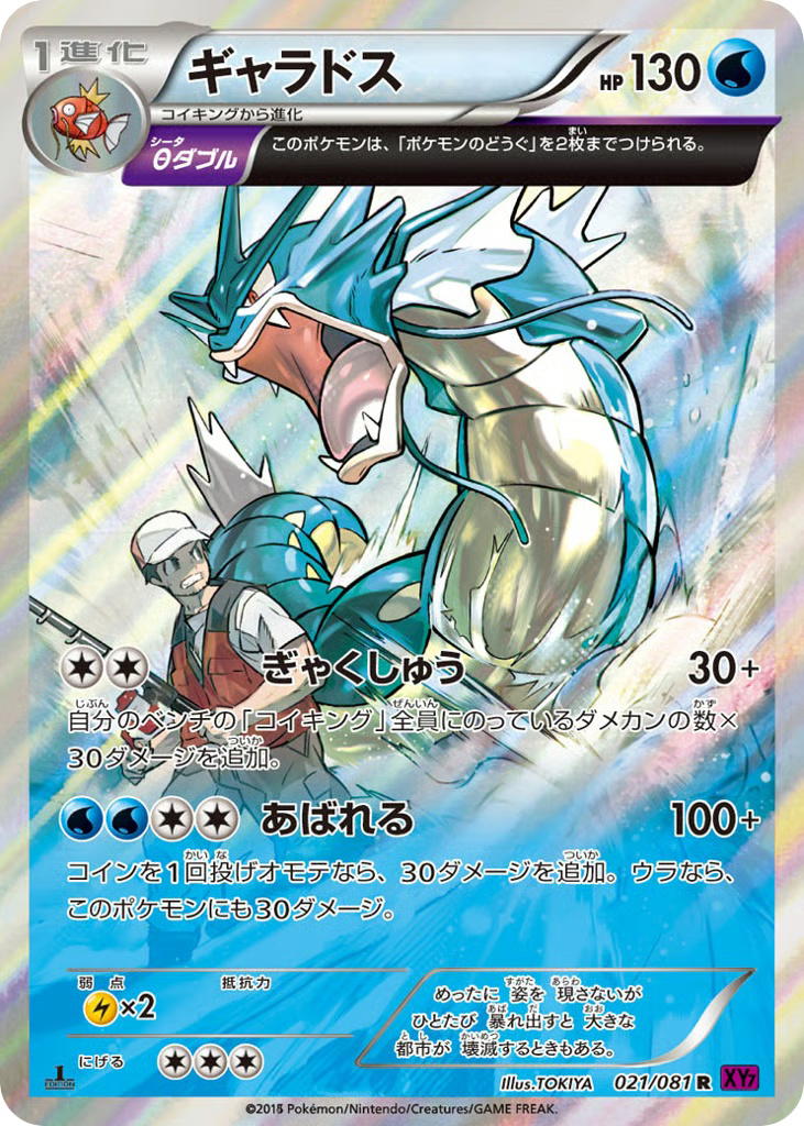 Pokemon Pokemon Gyarados R [XY7 021/081] XY "Bandit Ring" [FirstEditionHolo] (JP)