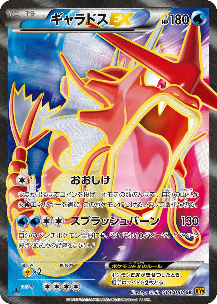 Pokemon Pokemon Gyarados-EX SR [XY9 081/080] XY "Rage of the Broken Heavens" [FirstEditionHolo] (JP)