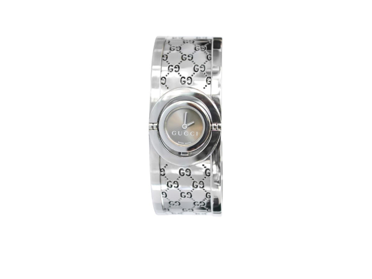 Gucci Gucci Twirl Ladies Small Silver Brown