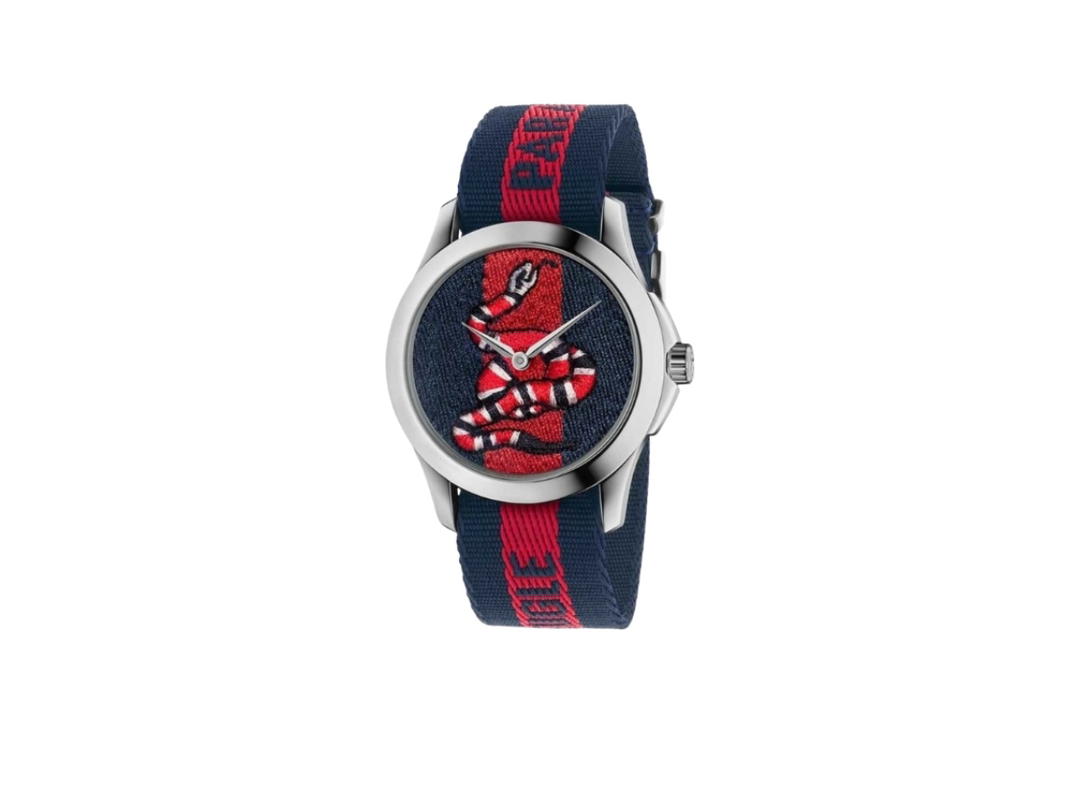 Gucci Gucci Le Marche Des Merveilles Watch Blue Red