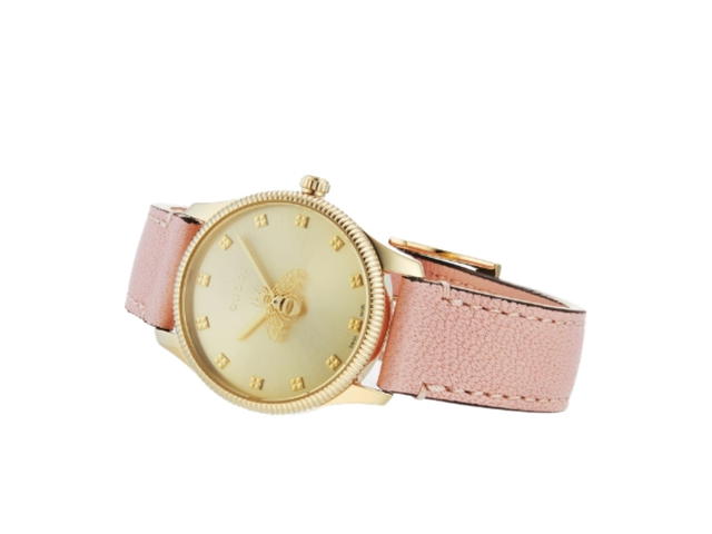 Gucci Gucci G-Timeless With Bee Motif 29MM Gold Light Pink - view 4