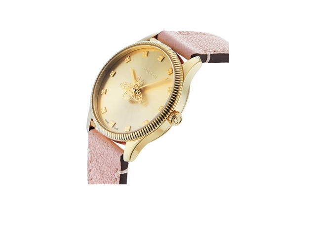 Gucci Gucci G-Timeless With Bee Motif 29MM Gold Light Pink - view 5