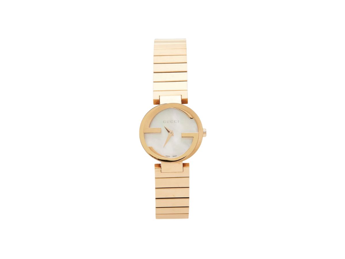 Gucci Gucci Interkink G Watch Gold