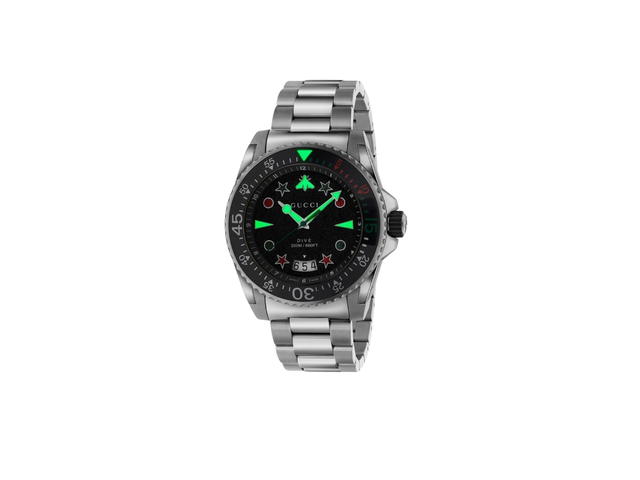 Gucci Gucci Dive Quartz Men's Watch 45 MM Silver - view 4