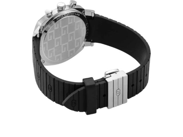 Gucci Gucci Grip Dial Watch Rubber Strap Black - view 2