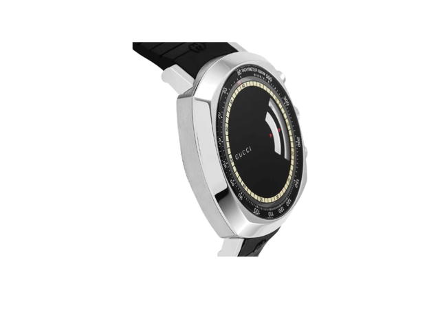 Gucci Gucci Grip Dial Watch Rubber Strap Black - view 3