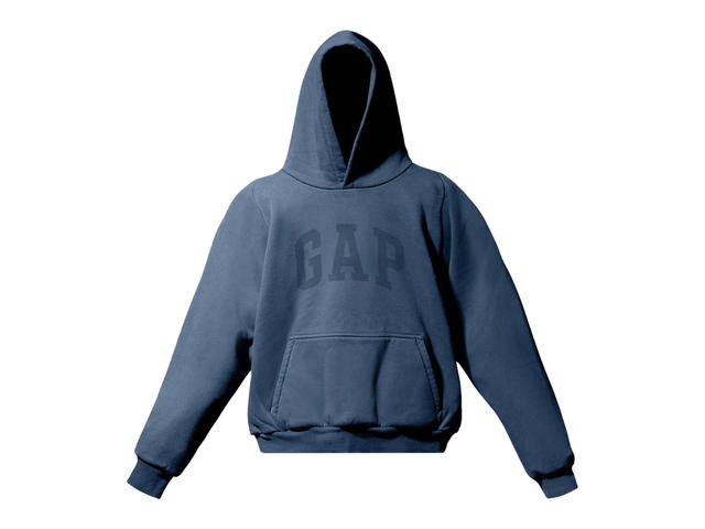 Yeezy Yeezy Gap Dove Shrunken Hoodie Dark Blue - view 1
