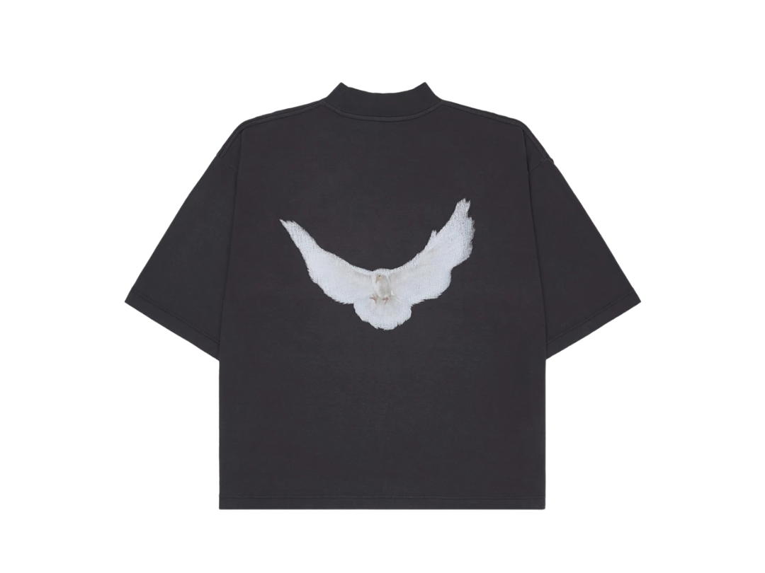Yeezy Yeezy Gap Engineered By Balenciaga Dove 3/4 Sleeve T-Shirt Dark Grey