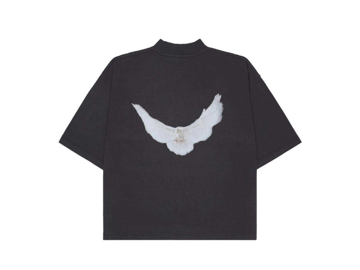 Yeezy Yeezy Gap Engineered By Balenciaga Dove 3/4 Sleeve T-Shirt Dark Grey