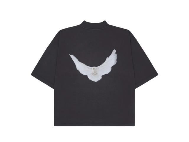 Yeezy Yeezy Gap Engineered By Balenciaga Dove 3/4 Sleeve T-Shirt Dark Grey - view 1