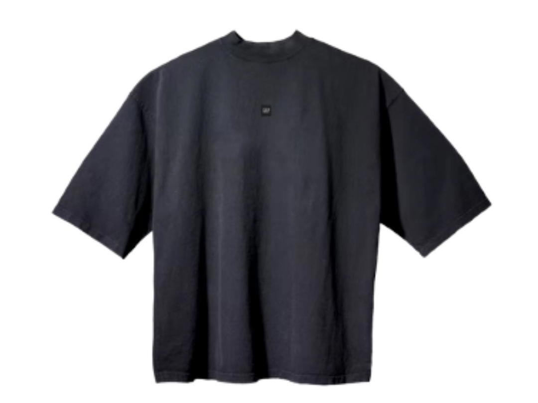 Yeezy Yeezy Gap Engineered by Balenciaga Logo 3/4 Sleeve Tee Black