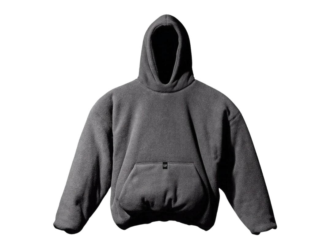 Yeezy Yeezy Gap Polar Fleece Padded Hoodie Dark Grey