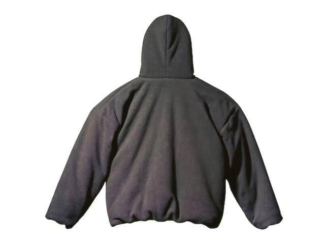 Yeezy Yeezy Gap Polar Fleece Padded Hoodie Dark Grey - view 2