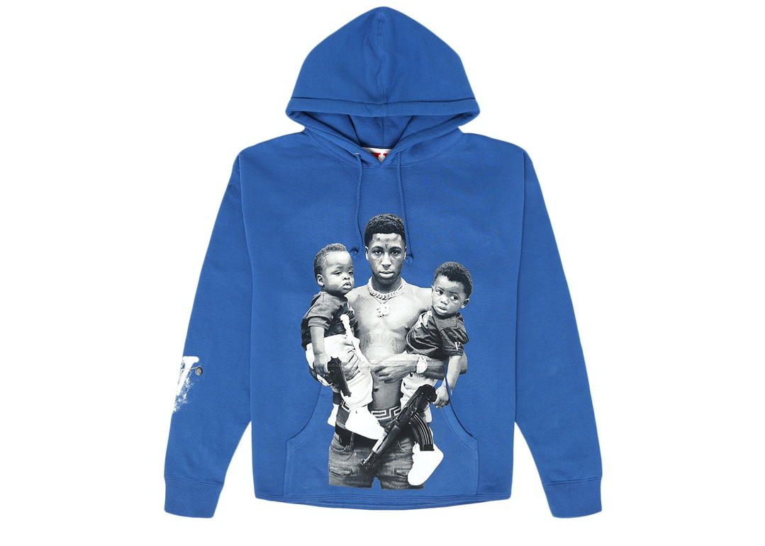 YoungBoy NBA YoungBoy NBA x Vlone Kacey Talk Hoodie Blue