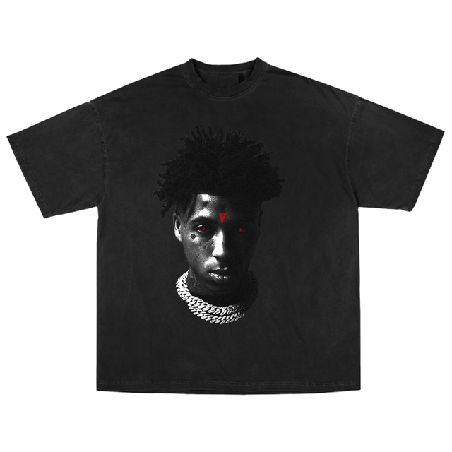 YoungBoy NBA YoungBoy NBA x Vlone Reaper's Child Tee Black - view 1