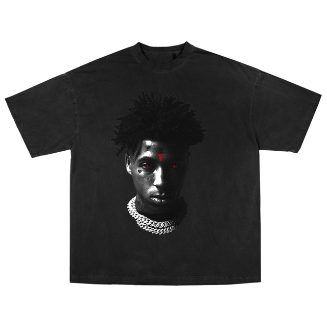 YoungBoy NBA YoungBoy NBA x Vlone Reaper's Child Tee Black - view 2