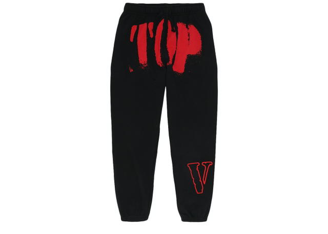 YoungBoy NBA YoungBoy NBA x Vlone TOP Sweatpants Sweatpants Red - view 1