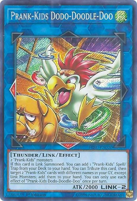 YuGiOh YuGiOh Prank-Kids Dodo-Doodle-Doo Secret Rare [HISU-EN020] - Hidden Summoners