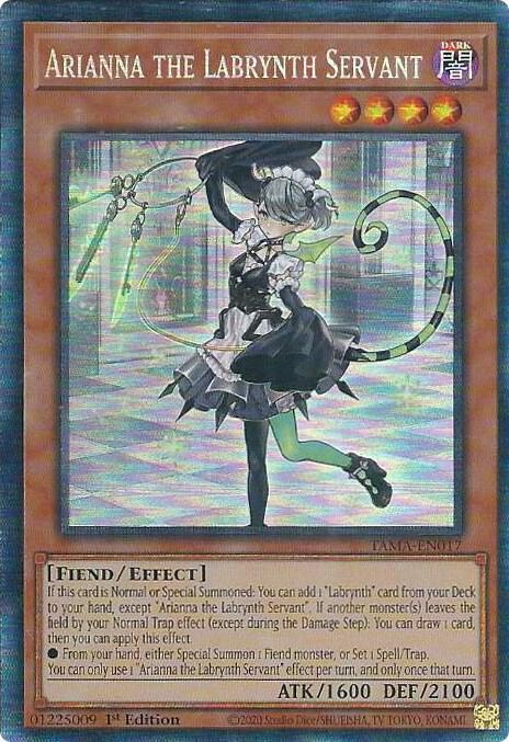 YuGiOh YuGiOh Arianna the Labrynth Servant (CR) Collector's Rare [TAMA-EN017] - Tactical Masters