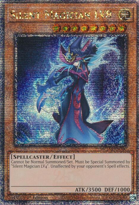 YuGiOh YuGiOh Silent Magician LV8 Quarter Century Secret Rare [MZTM-EN000] - Maze of the Master