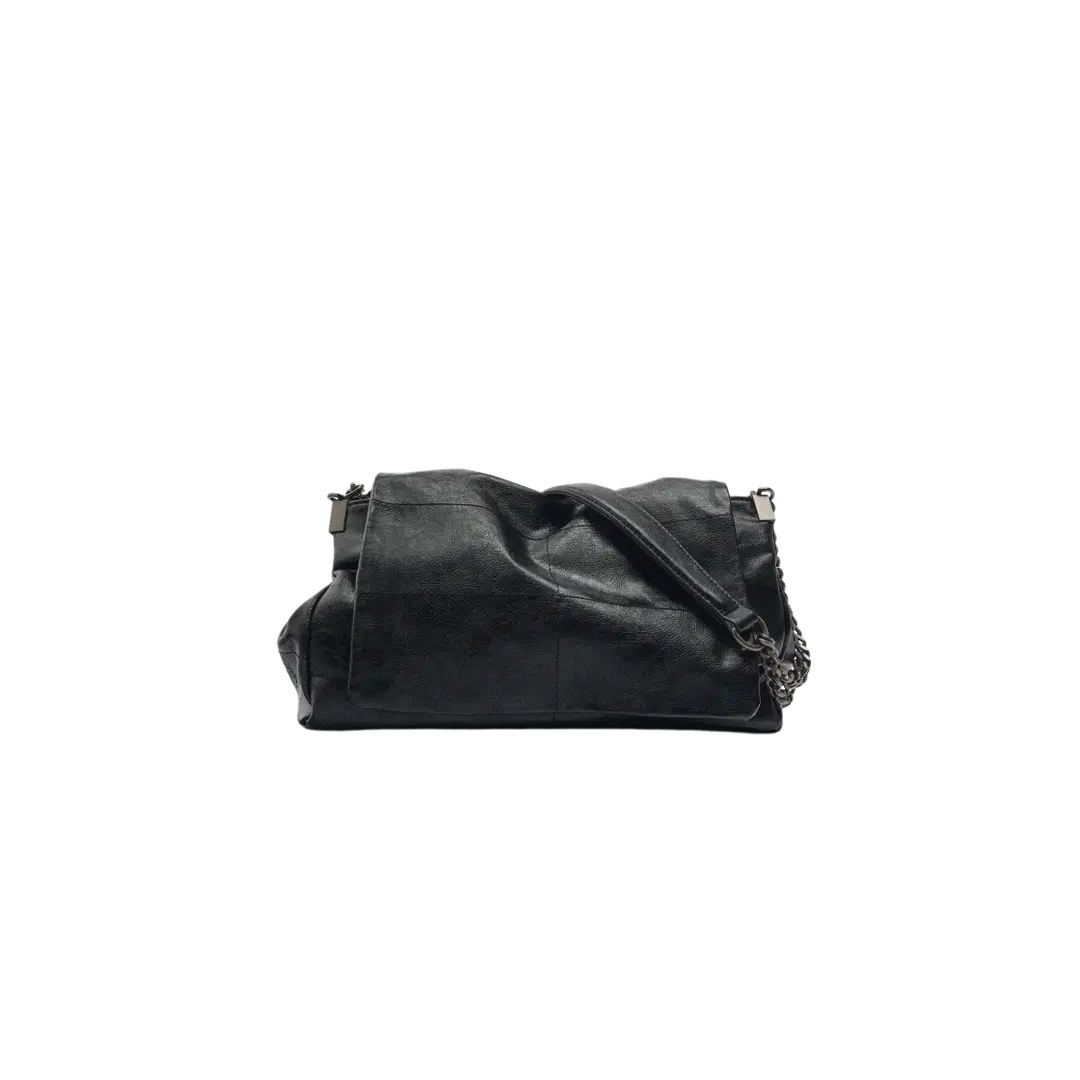 Zara Zara Rock Style Flap Shoulder Bag Black
