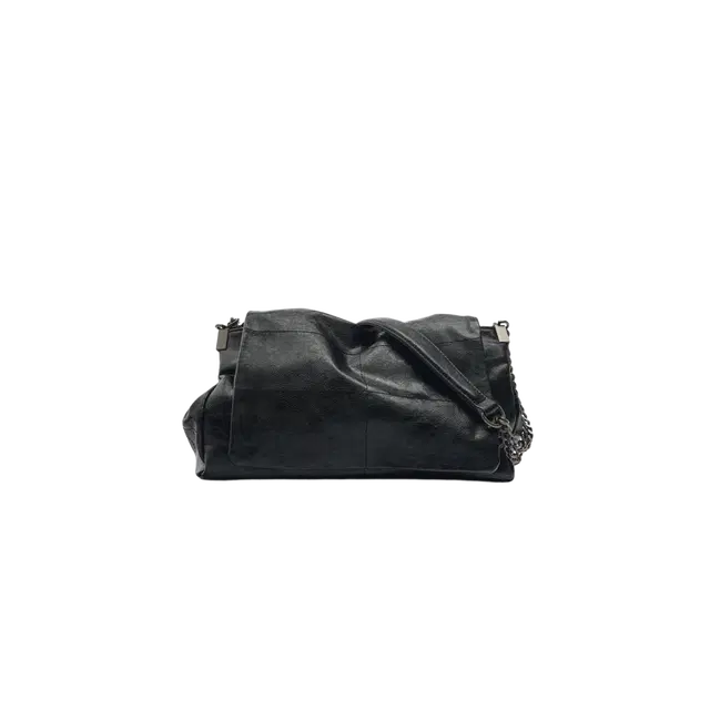 Zara Zara Rock Style Flap Shoulder Bag Black - view 2