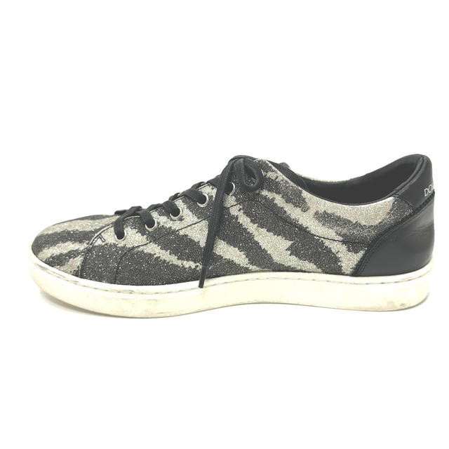 Dolce & Gabbana Zebra pattern Glitter Low-cut shoessneakers - view 3
