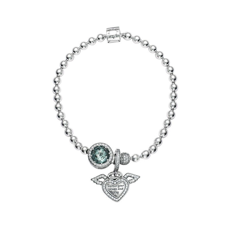 Pandora Pandora Ice Blue Wings - Silver/Blue